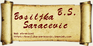 Bosiljka Saračević vizit kartica